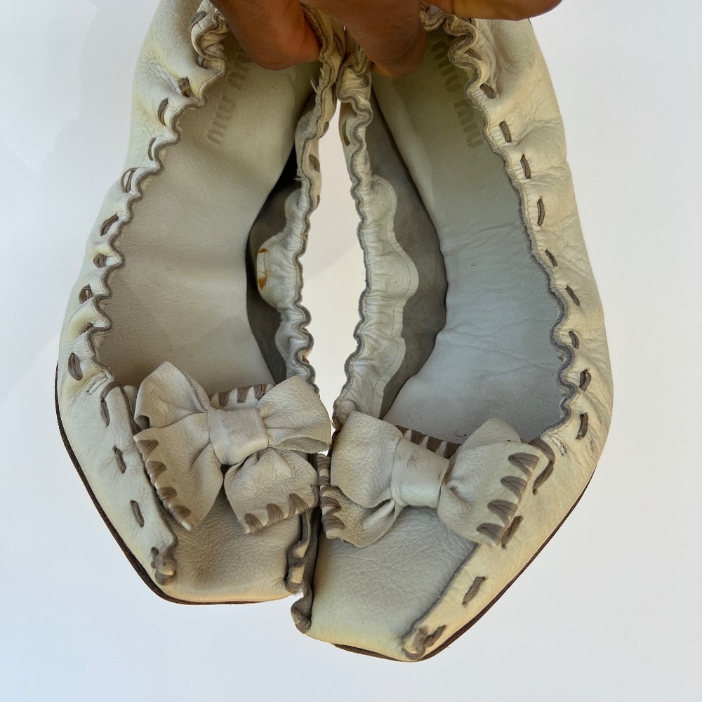 Vintage miu miu ballerina flats - baller flats EU 40 -US 9